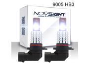 NOVSIGHT 9005/HB3/9040/9045 LED Car Fog Light Bulbs All-in-One 60W 1-800 Lumens 6-000K Cool White - 2 Yr Warranty NOVSIGHT 9005/HB3/9040/9045 LED Car Fog Light Bulbs All-in-One 60W 1-800 Lumens 6-000K Cool White - 2 Yr Warranty