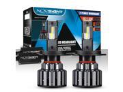 NOVSIGHT H4(HB2-9003) Hi/Lo LED Headlight Bulbs Conversion Kit - 80W/Pair Extremely Brigh Up to 12000 Lumen/Pair - 6000K Cool White 360°Illuminate - HB2 9003 Ca NOVSIGHT H4(HB2-9003) Hi/Lo LED Headlight Bulbs Conversion Kit - 80W/Pair Extremely Brigh Up to 12000 Lumen/Pair - 6000K Cool White 360°Illuminate - HB2 9003 Ca