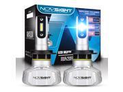 NOVSIGHT H7 LED Headlight Bulbs- Extremely Bright 10000LM/Pair 50W/Pair 6500K Cool White- High Beam/Low Beam- HID or Halogen Head light Replacement- H7 Car LED NOVSIGHT H7 LED Headlight Bulbs- Extremely Bright 10000LM/Pair 50W/Pair 6500K Cool White- High Beam/Low Beam- HID or Halogen Head light Replacement- H7 Car LED