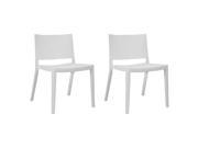 Mod Made Elio Chair In White [Set of 2]