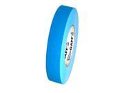 Pro Tapes Fluorescent Blue Gaffers Tape 1 inch X 50 yards