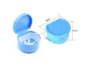 KaLaiXing brand Denture Bath Storage Container for Soaking Dentures Retainers other Dental Appliances blue