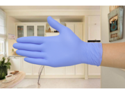 KaLaiXing 100 pcs Disposable Gloves. Ultra thin 0.1 0.15mm Tear Resistant Latex Free Nitrile Powder Free purple