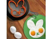 KaLaiXing Perfect Egg Molds for Sunny Side up Eggs. Silicone Animal Shaped Breakfast Fried Egg Molds Maker Mold rabbit