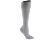 Lian LifeStyle Unisex Youth 2 Pairs Knee High Cotton Sports Socks Large White