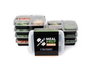 Meal Prep Food Containers Reusable Microwave Safe 3 Compartment Bento 7 14 pcs
