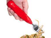 Kabalo RED Spaghetti Fork Spinning Electric Electronic Rotating Head Twirling Pasta Dining Utensil