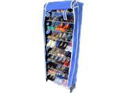 Kabalo 10 Tier 30 pairs capacity Shoes Storage Organiser Stand Shelf Rack Holds 30 Pairs WITH FREE COVER!