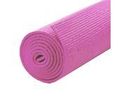 Kabalo PINK 183cm long x 61cm wide Non Slip Yoga Mat with carry strap also for Exercise Gym Camping etc