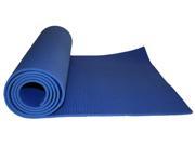 Kabalo BLUE 173cm long x 61cm wide EXTRA THICK 6mm Non Slip Yoga Mat with carry strap also for Exercise Gym Camping etc