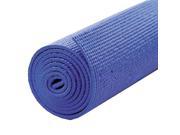 Kabalo BLUE 183cm long x 61cm wide Non Slip Yoga Mat with carry strap also for Exercise Gym Camping etc