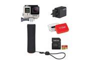 GoPro HERO4 4K UHD Waterproof Camera Black Bundle CHDCA 401