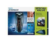 Philips Norelco SensoTouch 1160X with GyroFlex 2D Replacement Shaving Head and Travel Pouch