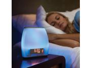 iHome Zenergy Bedside Sleep Therapy Machine with Bluetooth Clock Radio iZBT10W