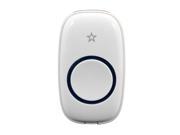 STARPOINT Expandable Wireless Multi Unit Long Range Doorbell Chime Alert System Extra Add On Remote Transmitter Button Model LT White