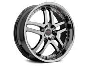 Milanni 9012 Kapri 22x10.5 5x120 20mm PVD Chrome Wheel Rim