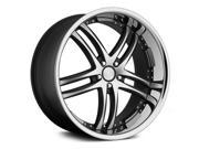 Concept One Rs 55 20X10 5X120 25Et Matte Black Machined Wheels Rims
