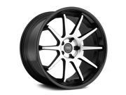 Concept One Cs 10 20X10.5 5X112 5X114.3 27Et Black Machined Black Lip Wheel Rim