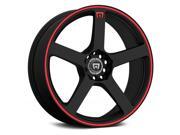 Motegi MR116 16x7 5x100/5x114.3 +40mm Black/Red Wheel Rim Motegi MR116 16x7 5x100/5x114.3 +40mm Black/Red Wheel Rim