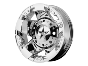 KMC XD Series Rockstar Dually 17X6 8x200 111et Chrome Wheels Rims