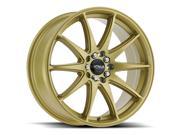 Katana KR30 17x7.5 4x100 4x114.3 40et Gloss Golden Wheels Rims
