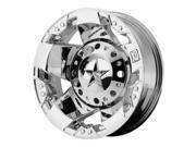 KMC XD Series Rockstar 17X8 8x165.1 10et Chrome Wheels Rims