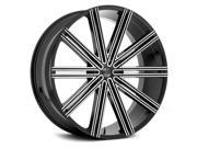 2Crave No.37 22x8.5 Blank 38et G. Black w Machined Face Wheels Rims