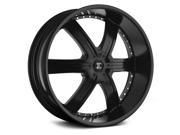 2Crave No.4 28x9.5 Blank 15et Satin Black Wheels Rims