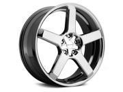 Milanni 464 VK 1 22x8.5 5x120 38mm PVD Chrome Wheel Rim