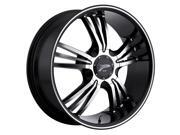 Platinum Wolverine 17X7.5 5X100/5X4.50 Blk / Diamond Cut & ML Stripe Wheels Rims Platinum Wolverine 17X7.5 5X100/5X4.50 Blk / Diamond Cut & ML Stripe Wheels Rims
