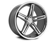 Concept One Cs-55 20X9 5X120 +10Et Matte Gunmetal Machined Wheels Rims Concept One Cs-55 20X9 5X120 +10Et Matte Gunmetal Machined Wheels Rims