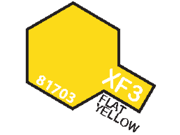 XF3 MIN Flat Yellow 10ml jar of Tamiya Color Mini Acrylic Paint