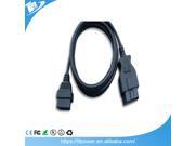 12V 24V Voltage and RoHS ISO9001 Certification obd2 male to female cable
