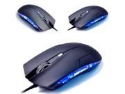USB Gaming Mouse Wired Optical Game PC 6 Buttons 1600 DPI Black Adjustable