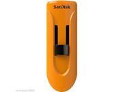 Orange SanDisk Cruzer Glide 16GB USB 2.0 Flash Memory Pen Drive Stick