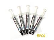 5 Pack HY880 Thermal Grease 2g Syringe Compound Paste for CPU VGA LED Chipset PC