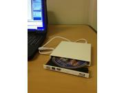 White USB External Blu Ray Burner Drive CD DVD Blu Ray Burner 2x BD Burner