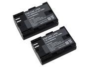 2 Pack Decoded LP E6 LPE6 Battery For Canon EOS 60D 7D Camera