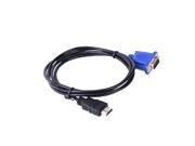 6ft 1080P HDMI to 15 Pin VGA HD Male Adapter Converter Cable For PC TV HDTV DVD