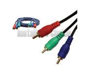 3FT Component Video Cable 3 RCA RGB HDTV DVD VCR YPbPr Gold Plated