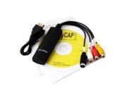 Easycap USB 2.0 to 3 RCA Audio S Video TV DVD VHS RW Capture Converter Adapter Cable