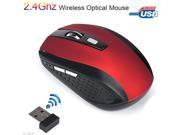2.4GHz Wireless 2400DPI Cordless Optical Mouse Mice USB Receiver for PC Laptop
