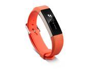 Replacement Wristband Bracelet Strap Wrist Band for Fitbit Alta Classic Buckle - Red