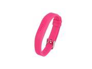 Replacement Wristband Bracelet Strap Band for Fitbit Flex 2 Classic Buckle - Large - Hot Pink