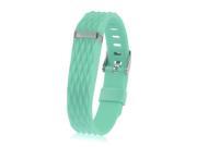 3D Replacement Wrist Band With Metal Buckle For Fitbit Flex Bracelet Wristband - Teal