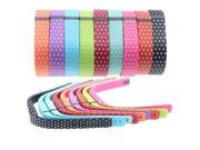 Hellfire - Replacement Wristband Bracelet Band Strap Polka Dots for Fitbit Flex - Small - polka dot Tangerine