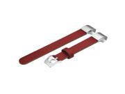 Replacement Genuine Leather Wristband Strap Bracelet For Fitbit Alta Tracker - Red