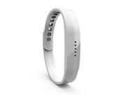 Hellfire Trading - Replacement Wristband Bracelet Band Strap for Fitbit Flex 2 - Large - White
