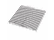 1 piece Silver 80x80x7mm Aluminum Heat Sink Radiator Heatsink for IC LED Cooling Electronic Cooler Chipset heat dissipation