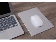 Aluminum Alloy Gaming Mouse Pad Mat with Non Slip Rubber Base Game Mouse Mat in Large 300x240x3.2mm Silver